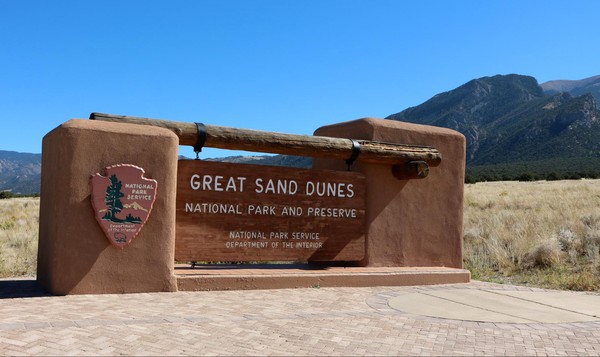 Entrée parc Great Sand Dunes Colorado