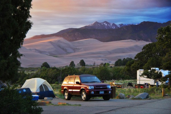 Pinon Flats Campground Great Sand Dunes NP Colorado