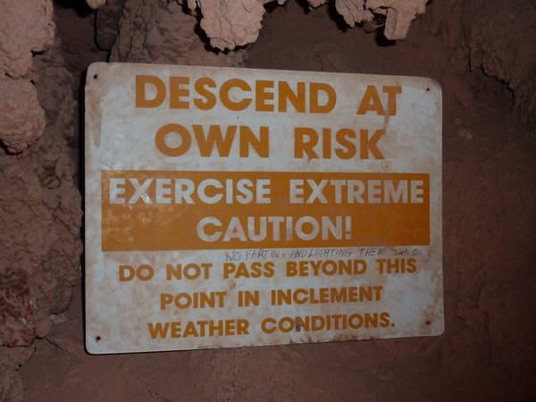 Descend at own risk