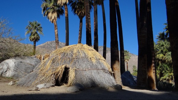 Cahuilla Indian Dwelling, Andreas Canyon