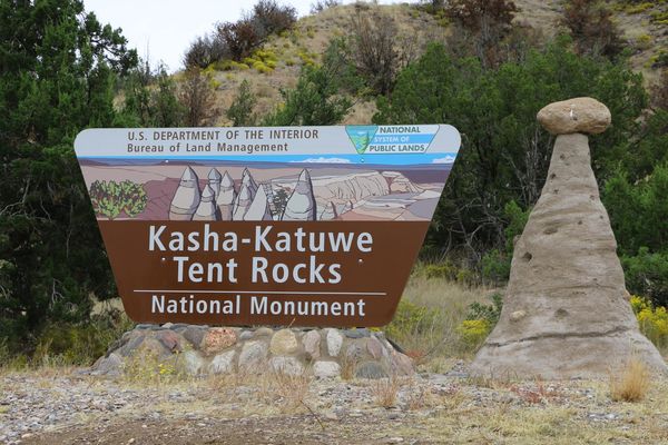 Départ du sentier Cave Loop Trail Kasha-Katuwe Tent Rocks