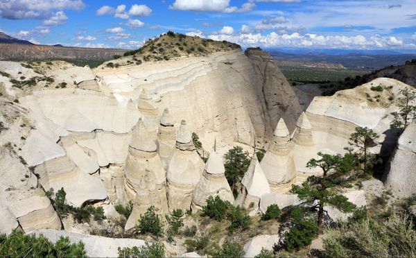 Au sommet de la mesa Slot Canyon Trail Kasha-Katuwe Tent Rocks