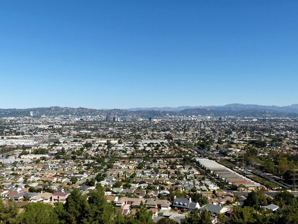 Los Angeles depuis le parc Kenneth Hahn