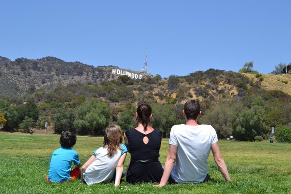 Rêver en famille face au Hollywood Sign