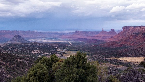 Castle Valley depuis la La Sal Mountain Loop Road