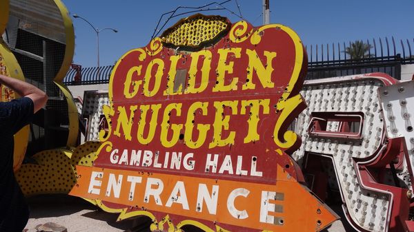 Enseigne du Golden Nugget Las Vegas