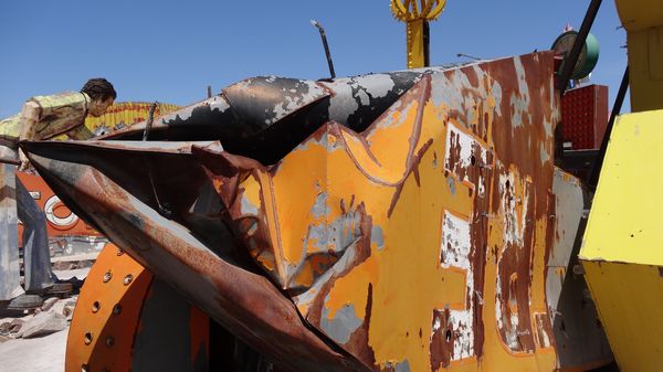 Enseigne rouillée Neon Museum Las Vegas