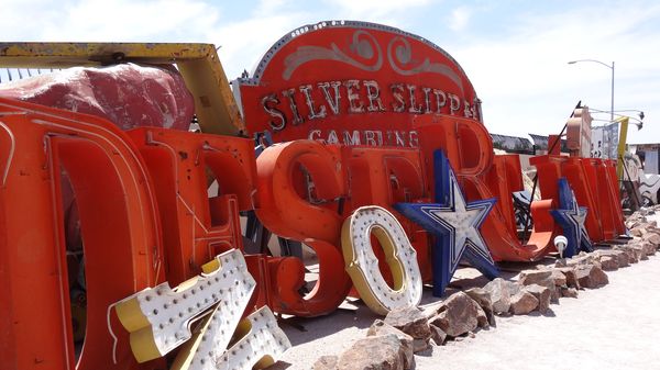 Enseignes Silver Slipper Desert Inn Neon Museum Las Vegas