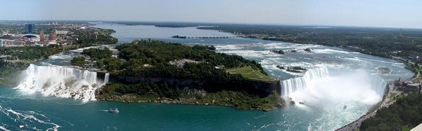 American Falls, Bridal Veil et Horseshoe Falls