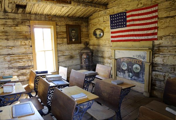 The Coffin School Old Trail Town Wyoming