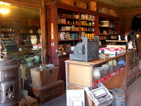 Shell Store Old Trail Town Wyoming