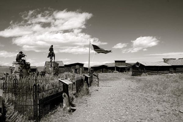 Cimetière Old Trail Town Wyoming