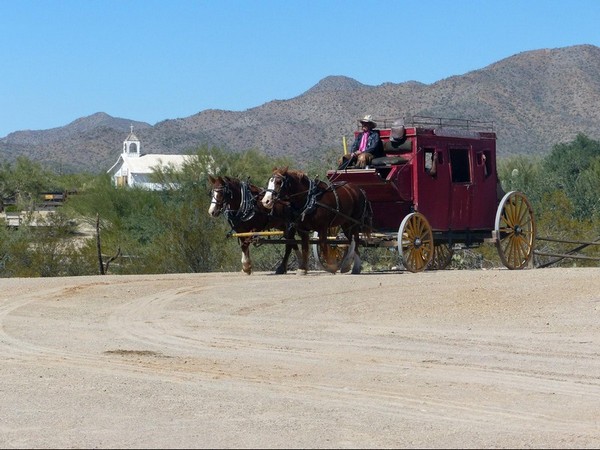 Balade en diligence Old Tucson Studios