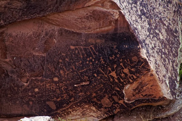 Newspaper Rock Petrified Forest National Park Arizona