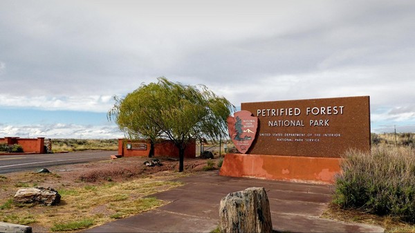 Entrée Petrified Forest National Park Arizona