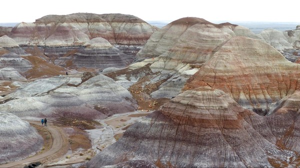 Blue Mesa Petrified Forest National Park Arizona