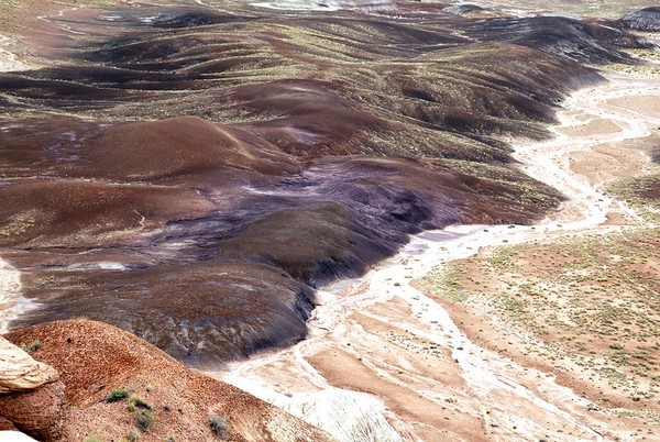 Blue Mesa Petrified Forest National Park Arizona