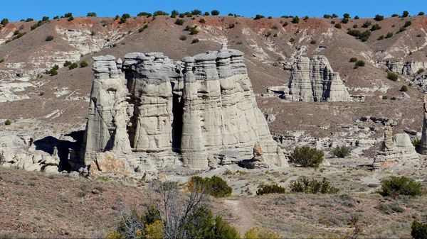 Hoodoos Plaza Blanca Nouveau-Mexique