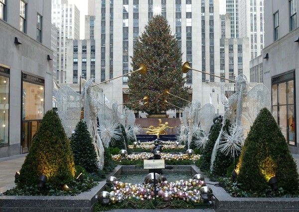 Jardins de la Manche en décembre Rockefeller Center New York