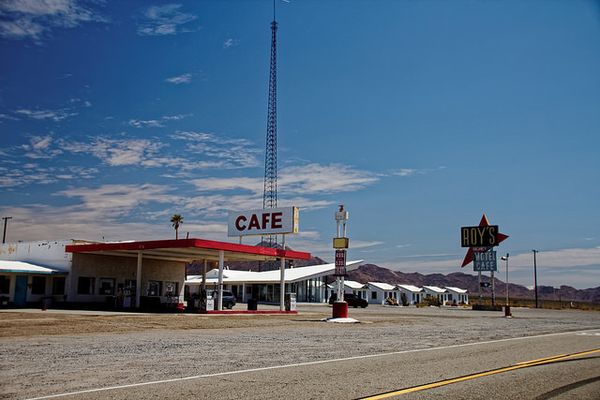 Route 66 - Roy’s Cafe à Amboy, Californie