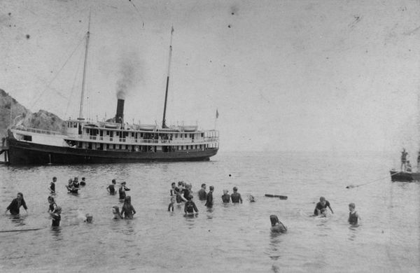 Premiers visiteurs à Santa Catalina Island en 1889