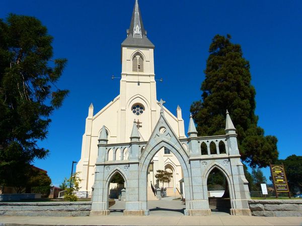 L’église néo-gothique Santa Cruz Californie