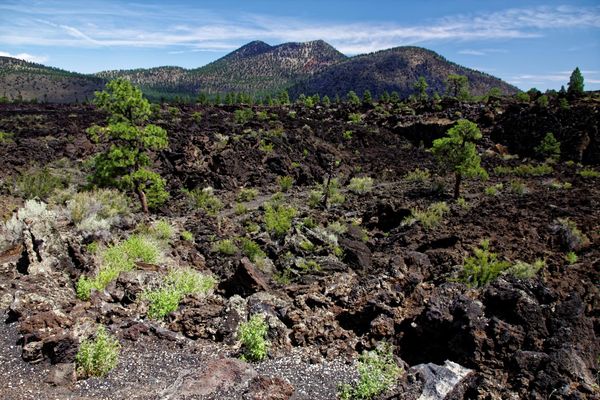 A'a Trail Sunset Crater Volcano Arizona