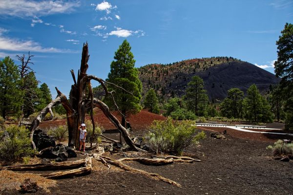 Bonito Vista Trail Sunset Crater Volcano Arizona