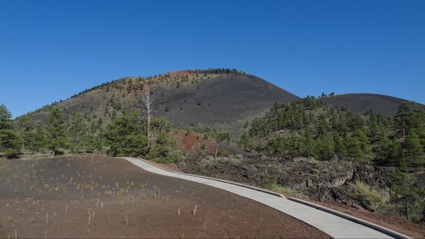 Lava Flow Trail Sunset Crater Volcano