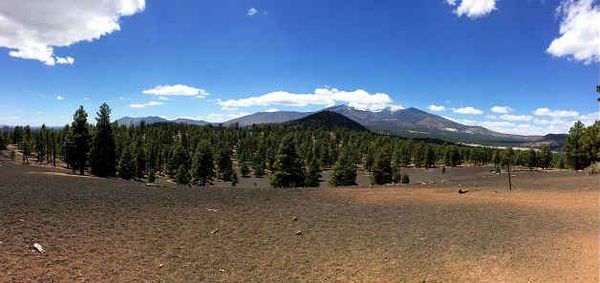 Lenox Crater Trail Sunset Crater Volcano Arizona