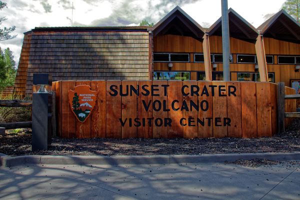Visitor Center Sunset Crater Volcano Arizona