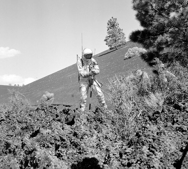 Entrainement mission Apollo au Sunset Crater Volcano en Arizona