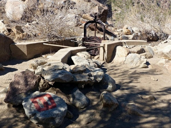 Ancien système d'irrigation Tahquitz Canyon