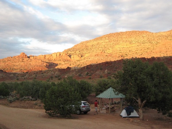 Camping White Pocket Arizona