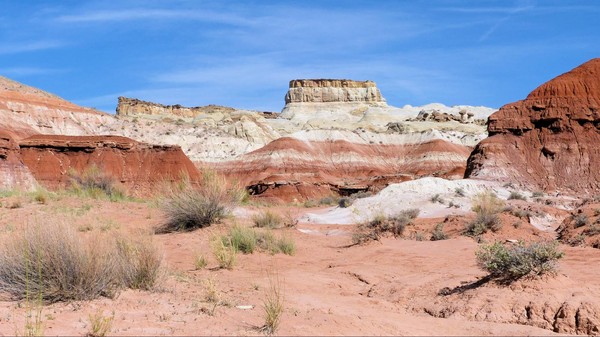 Couches géologiques Toadstool Hoodoos Utah