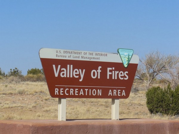 Panneau Valley of Fires Recreation Area