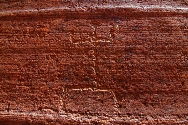 pétroglyphes indiens Wire Pass Utah