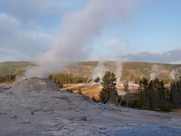 Geyser Hill Yellowstone