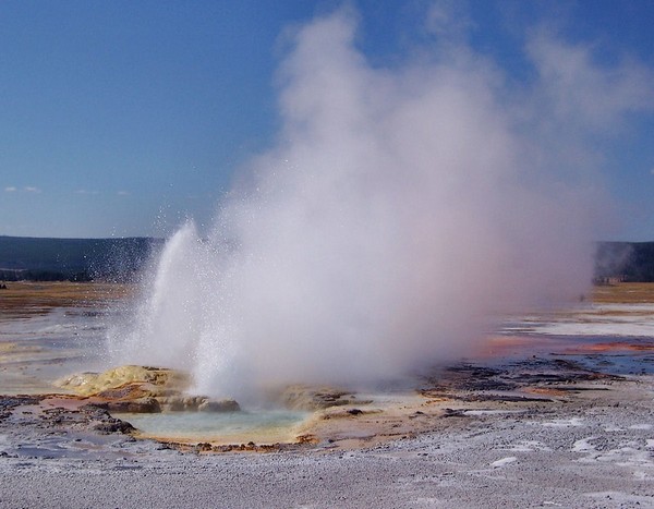 Clepsydra Geyser Yellowstone