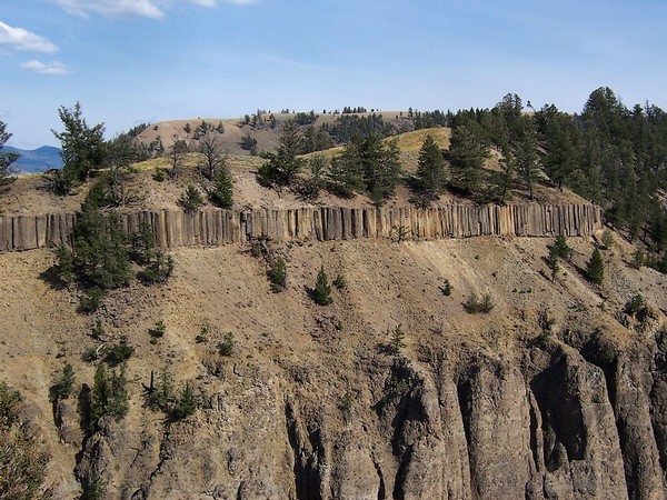 Colonnes de basalte Yellowstone