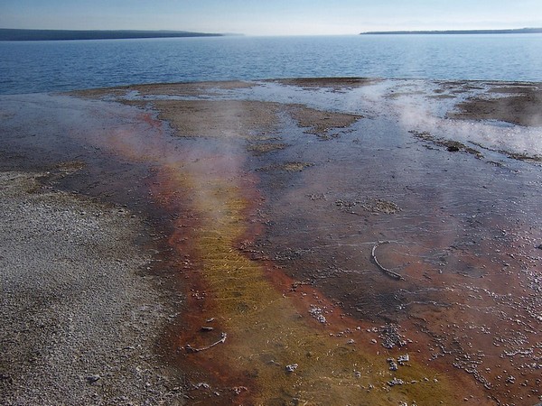 West Thumb Geysey Basin Yellowstone