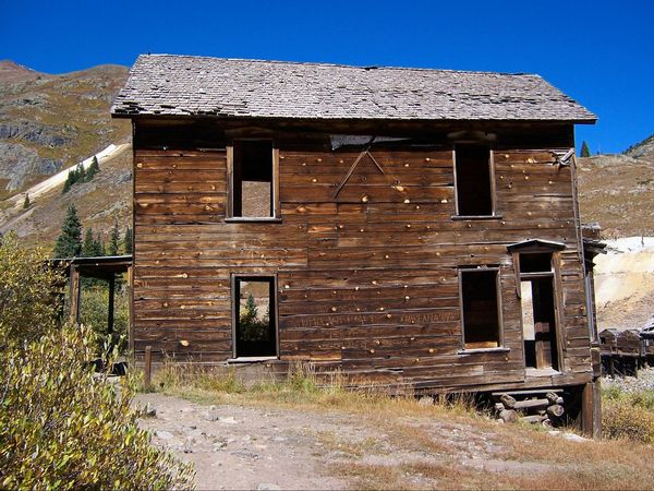 The bay window house Animas Forks