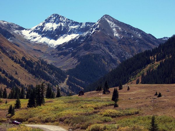 Paysages du comté de San Juan Animas Forks