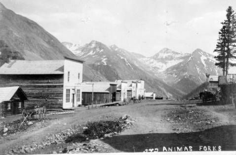 Animas Forks entre 1876 et 1900 Denver Public Library, Digital Collections