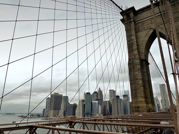 Pointe de Manhattan depuis le pont de Brooklyn