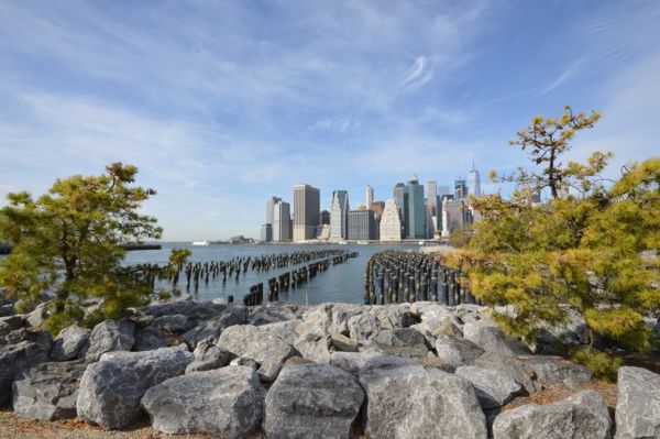 Manhattan depuis la Brooklyn Heights Promenade