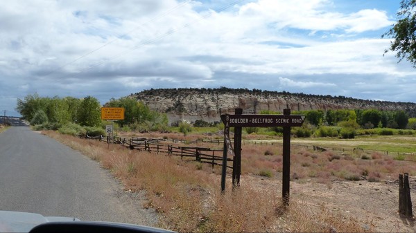 Boulder Burr Trail scenic road Utah
