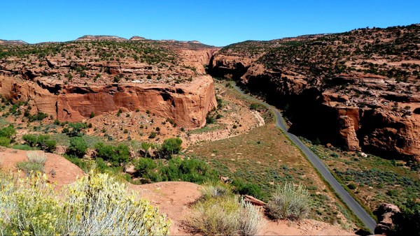 Long Canyon Burr TRail Road Utah