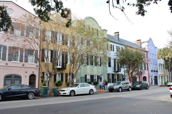 Rainbow Row Charleston Caroline du Sud