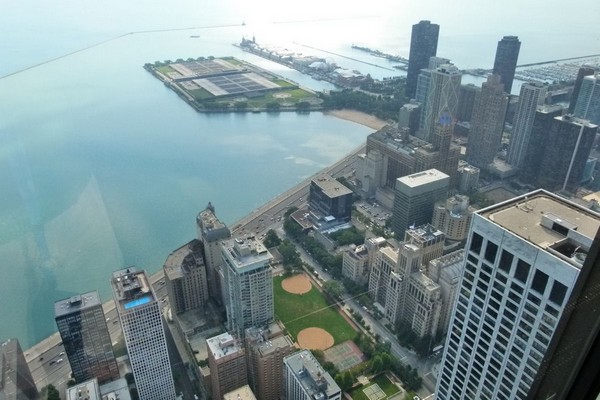 Chicago Pier depuis le 360 Chicago